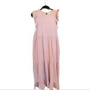 Universal Thread Pink Gauze Maxi Dress - XL